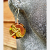 Dragonfly mixed metal dangle earrings