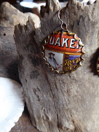 Trashy Tinsel Recycled Tin Earrings advertising